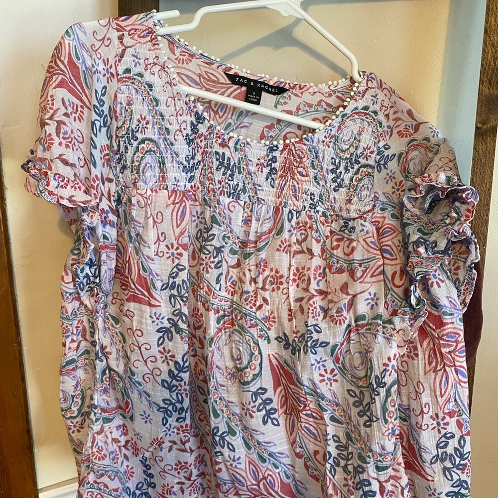 Zac and Rachel floral top